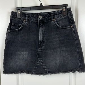 Topshop jean skirt